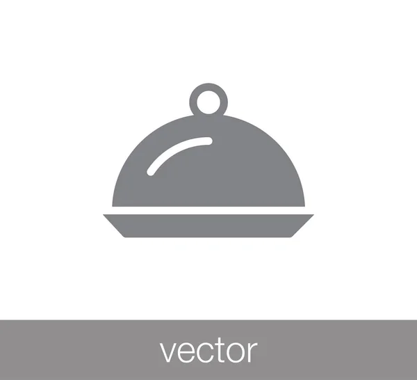 Conception de l'icône repas — Image vectorielle