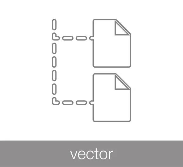 Illustration zur Netzwerkikone. — Stockvektor