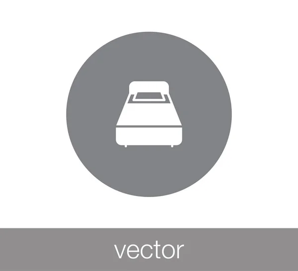 Bed pictogram illustratie — Stockvector