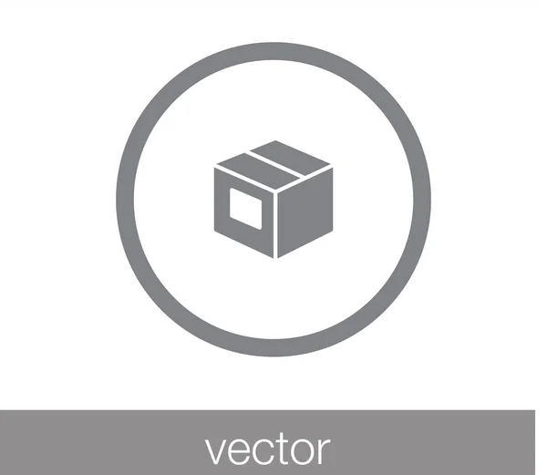 Icono de caja de carga . — Vector de stock