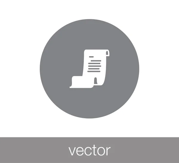 Ikona nákupního seznamu — Stockový vektor