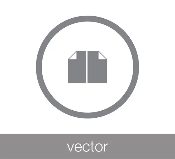 Documento icona web . — Vettoriale Stock