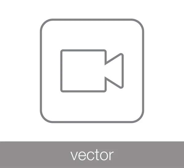 Videokamera-Symbol — Stockvektor