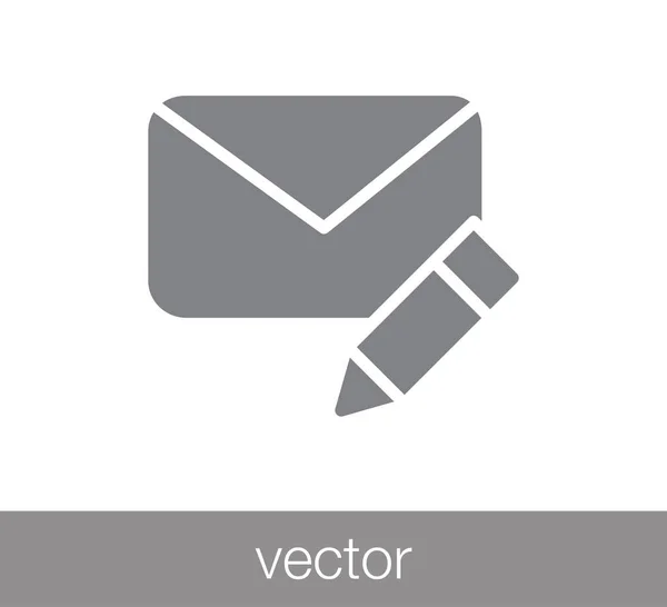 Email icône simple — Image vectorielle