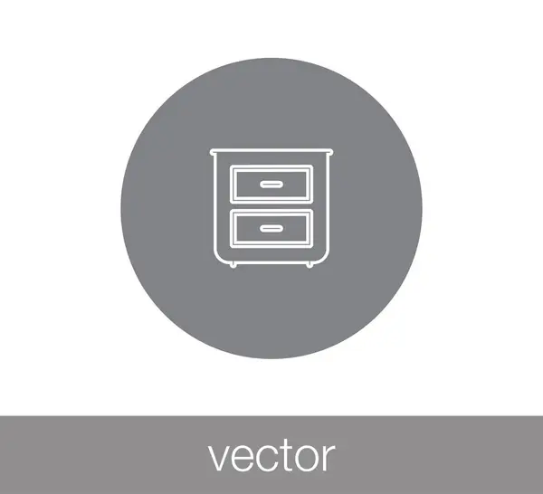 Ikona informace archiv. — Stockový vektor
