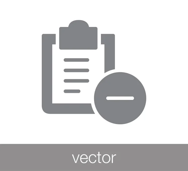 Ícone simples Checklist . — Vetor de Stock