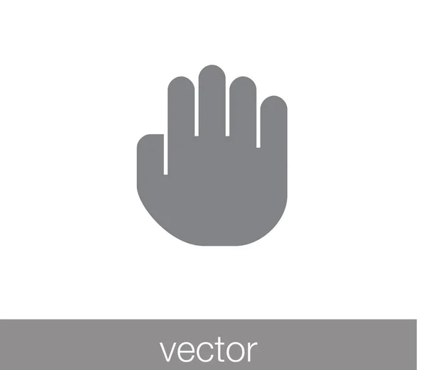 Toca el icono del gesto . — Vector de stock