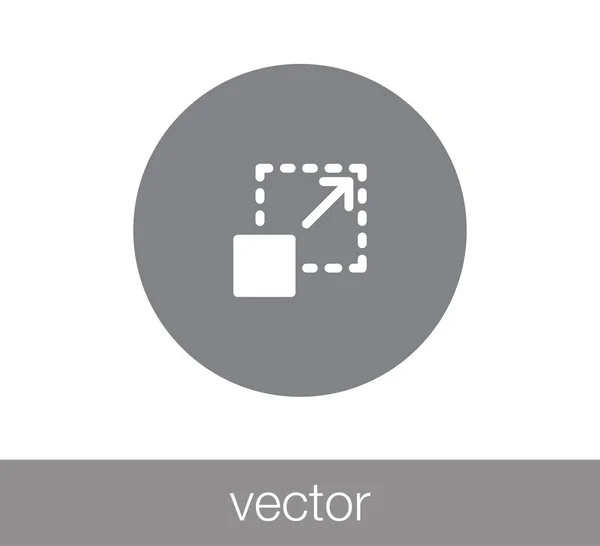 Icono de diseño ilustración — Vector de stock