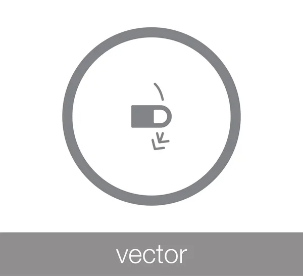 Toca el icono del gesto . — Vector de stock