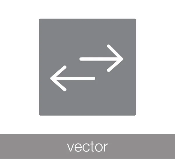 Överföra flat ikonen. — Stock vektor