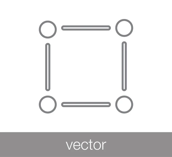 Icono de área seleccionada — Vector de stock