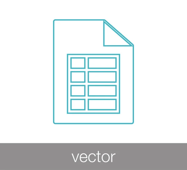 Diseño de icono de archivo — Vector de stock