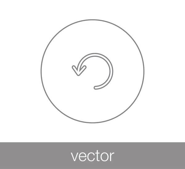 Recargar icono de símbolo — Vector de stock