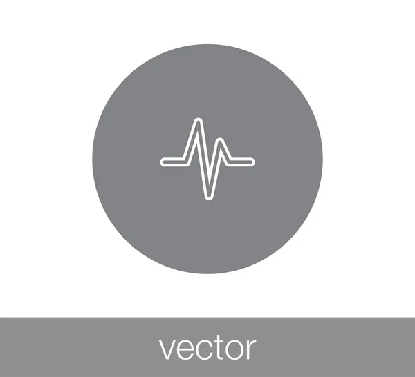 심장 박동 아이콘 — 스톡 벡터
