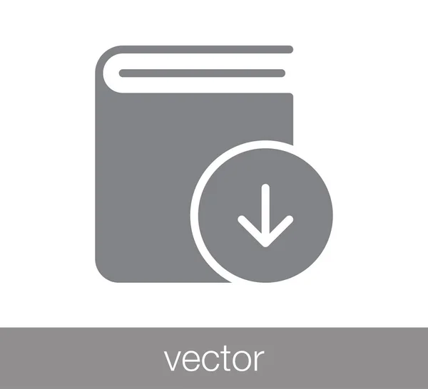 Descargar icono del libro . — Vector de stock