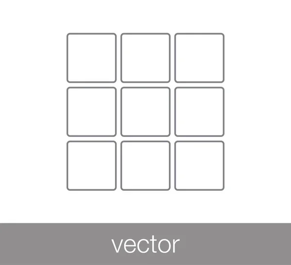 Cubos ícone plana . —  Vetores de Stock