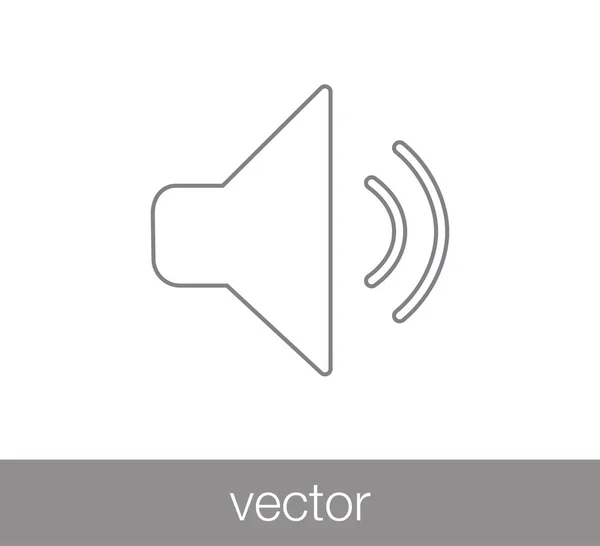 Augmenter l'icône de volume . — Image vectorielle