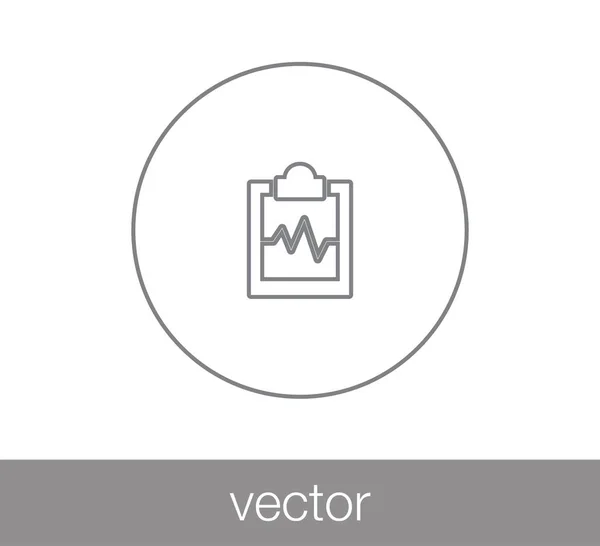 Herzschlag-Ikone — Stockvektor