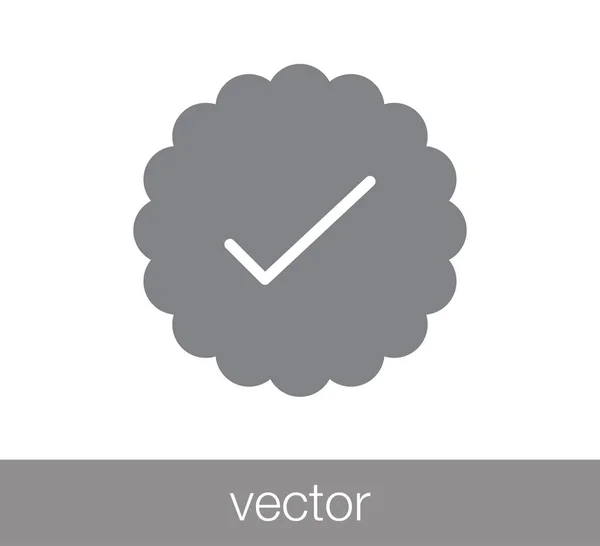 Markera ikonen. — Stock vektor