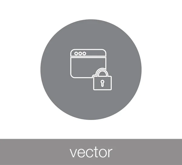 Fenster-Symbol. Programmiersymbol. — Stockvektor