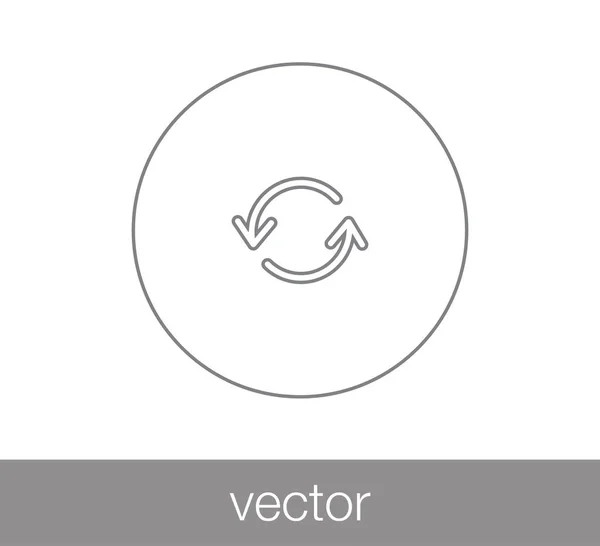 Symbolsymbol neu laden — Stockvektor