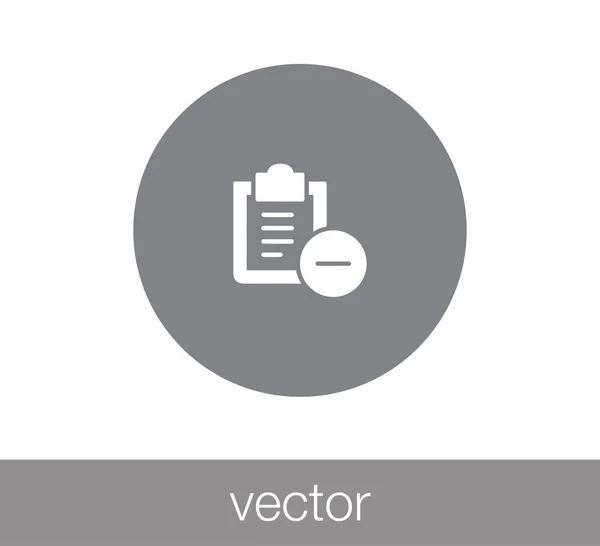 Simple Checklist icon. — Stock Vector