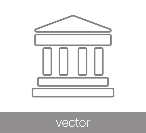 Icono web de la universidad — Vector de stock