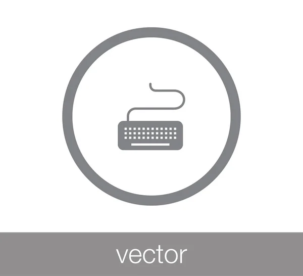 Ícone do teclado do computador — Vetor de Stock