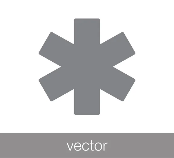 Icono de signo médico . — Vector de stock