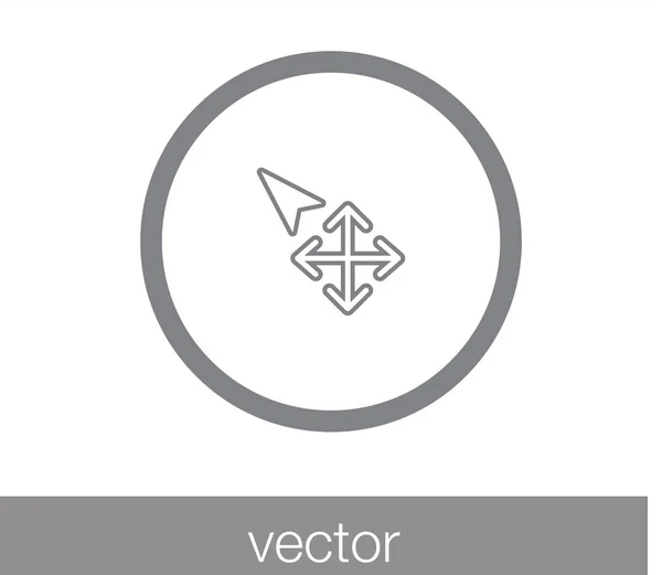 Icono de herramienta de cursor . — Vector de stock