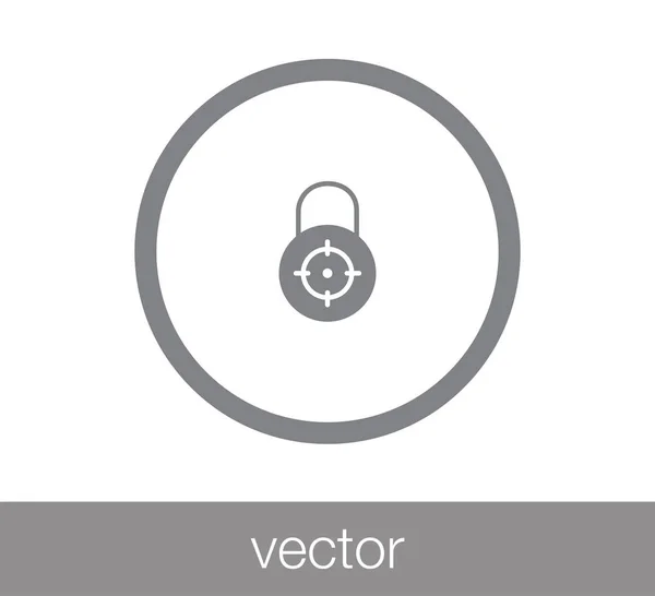 Lock web icon. — Stock Vector