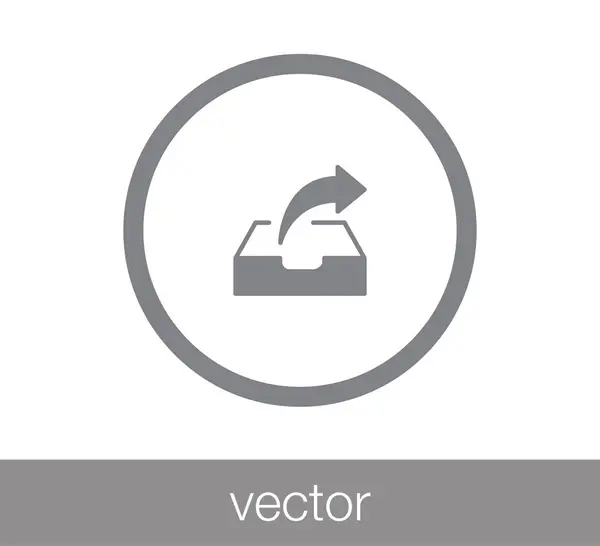 Ícone simples e-mail —  Vetores de Stock