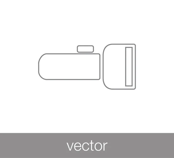 Ikone der Fackel. — Stockvektor