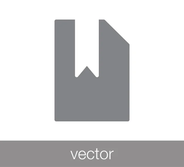 Documento web icono . — Vector de stock