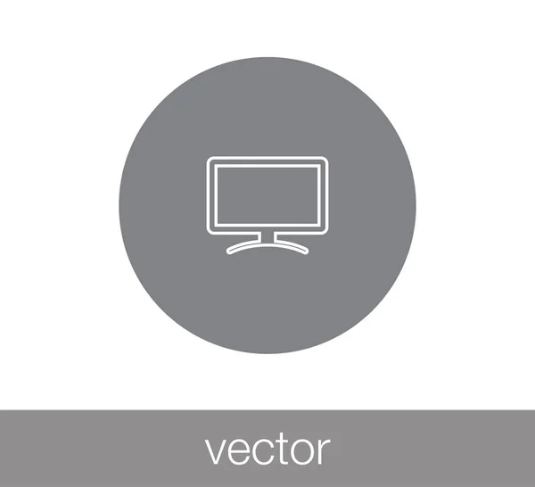 Display icona illustrazione — Vettoriale Stock