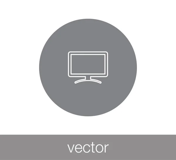 Icono de visualización ilustración — Vector de stock