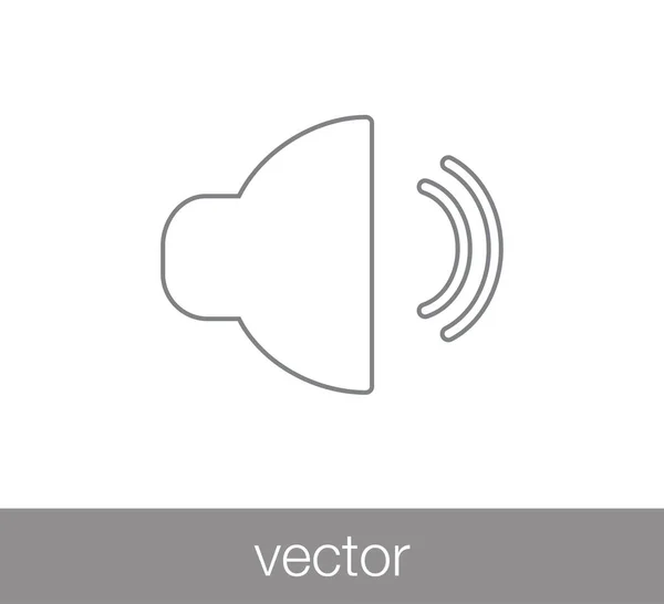 Augmenter l'icône de volume . — Image vectorielle