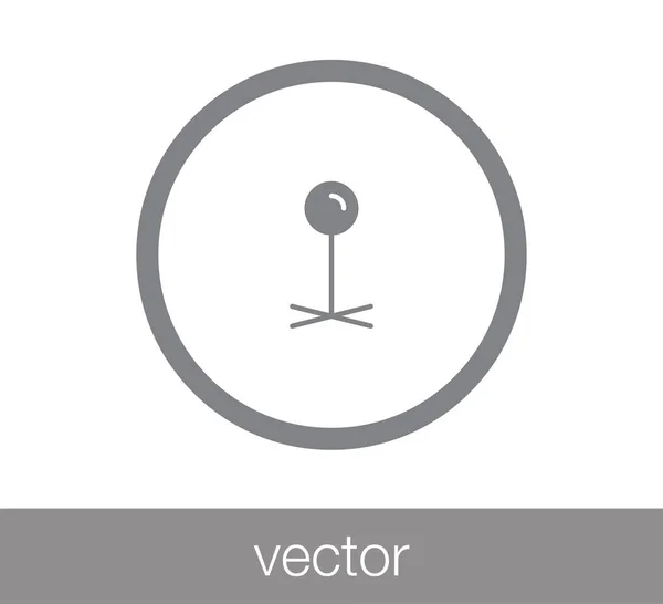 Pin-Symbol auf Karte — Stockvektor