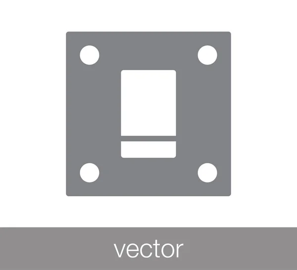Butonul de comutare pictograma . — Vector de stoc
