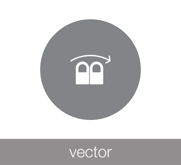 Toca el icono del gesto — Vector de stock