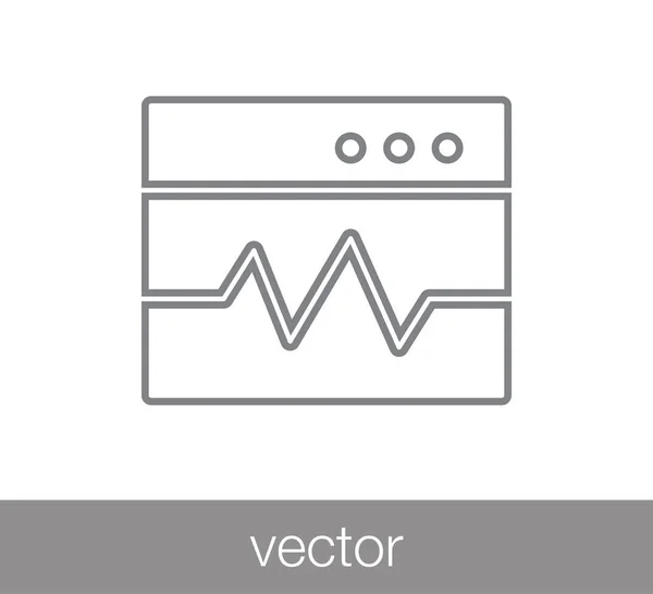 Fenster-Symbol. Programmiersymbol — Stockvektor