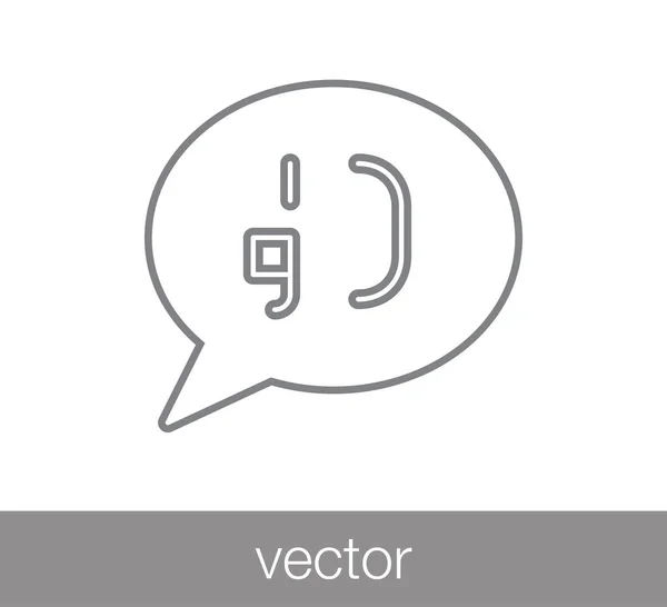 Chat-Symbol. Kommentar-Symbol. — Stockvektor