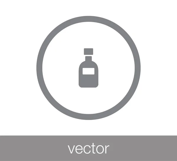 Design of bottle icon — Stock Vector