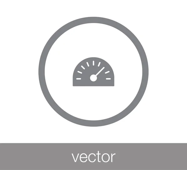 Velocímetro icono simple — Vector de stock