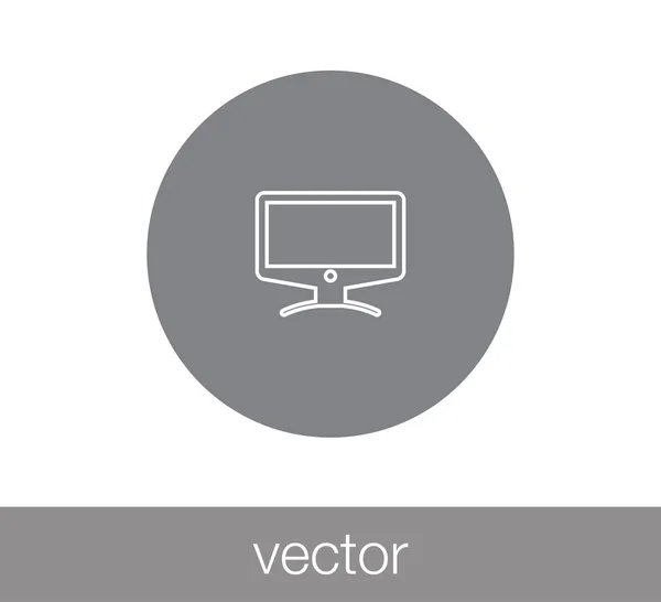 Icono de visualización ilustración — Vector de stock