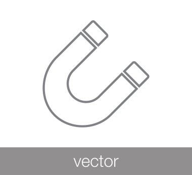 Mıknatıs web simgesi.