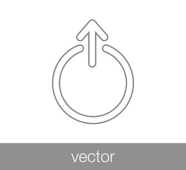 Güç simgesi simgesi.