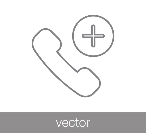 Puhelinsoittokuvake . — vektorikuva