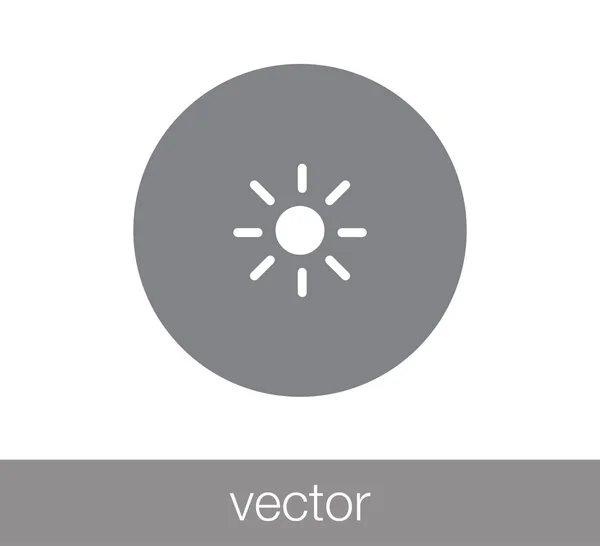 Icona della luce solare . — Vettoriale Stock