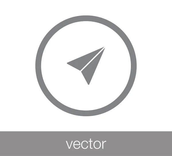 Ícone simples e-mail — Vetor de Stock